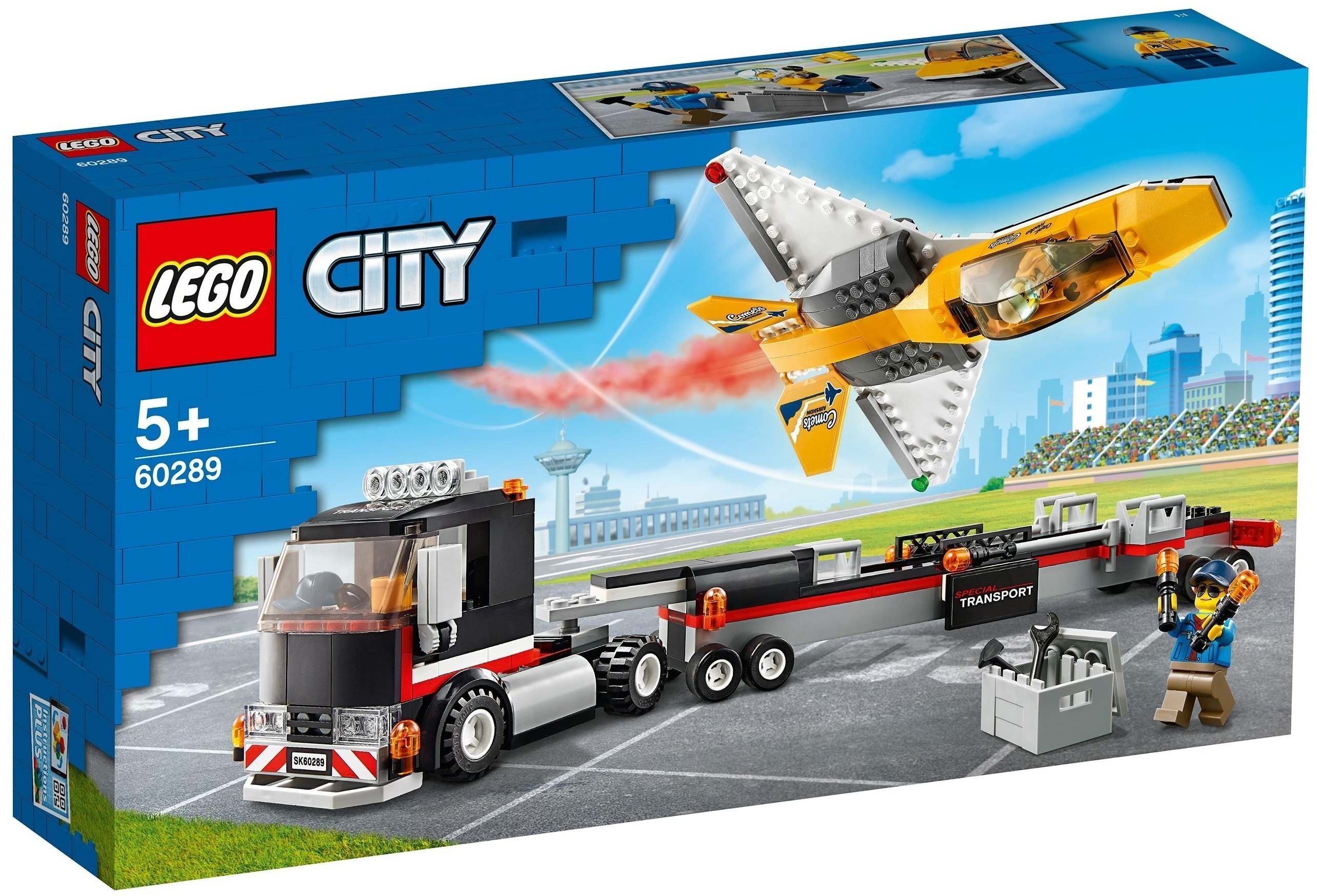 

LEGO City Транспортер каскадёрского самолета (60289)