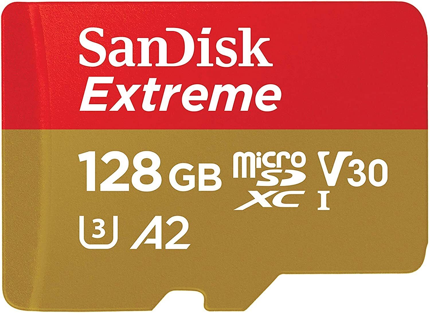 

SANDISK microSDXC 128GB Class 10 Extreme UHS-I U3 V30 (SDSQXA1-128G-GN6MN)