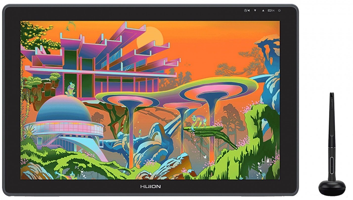 

HUION Kamvas 22 Black (GS2201B), Чёрный