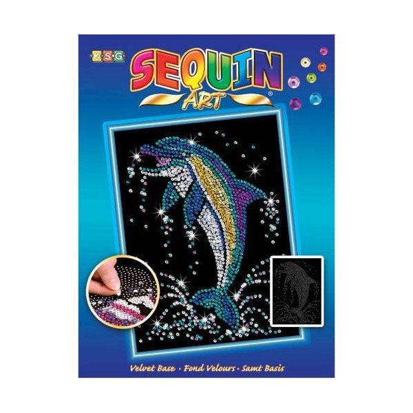 

Sequin Art BLUE Dolphin (SA1516)