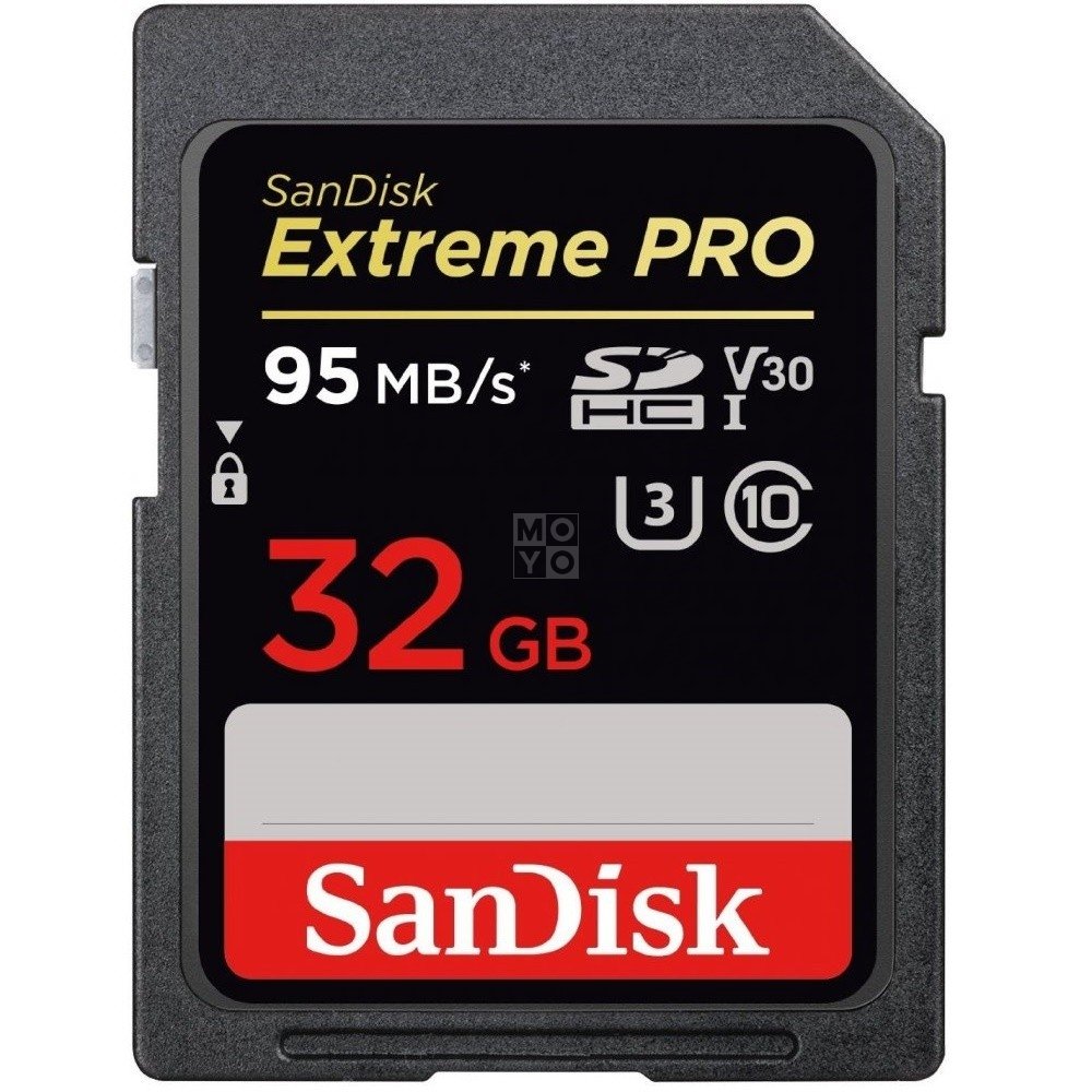 

SANDISK 32GB SDHC (Class 10) V30 UHS-I U3 R95/W90MB/s 4K Extreme Pro (SDSDXXG-032G-GN4IN)