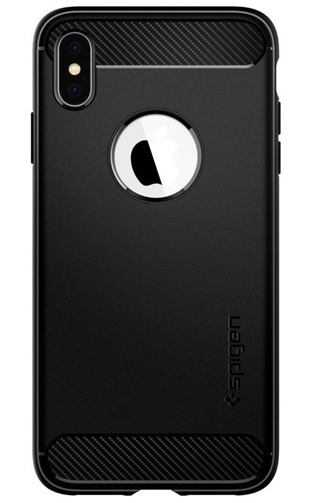 

Spigen для iPhone XS Max Rugged Armor Matte Black (065CS25125), Чёрный