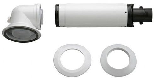 

BOSCH FC-Set80-C13x: отвод 90° + удлинитель 335/530 мм, диаметр (7738112576)