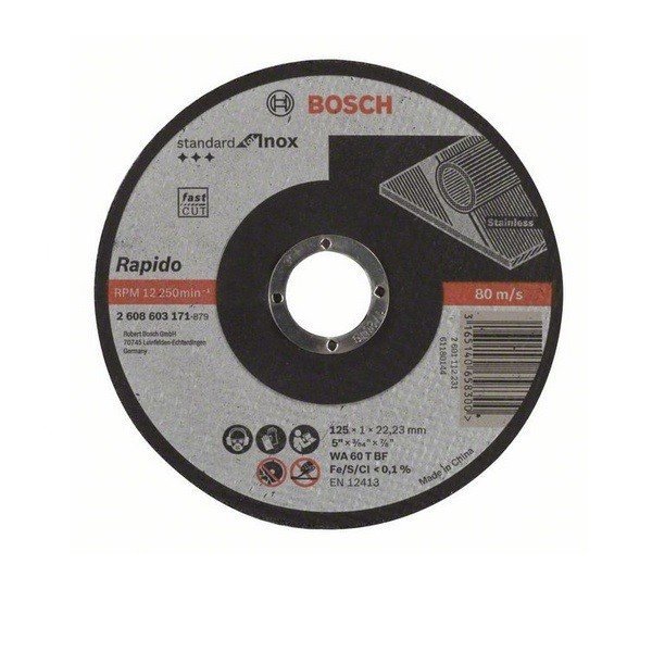 

BOSCH 125х1,0 (2608603171), Чёрный