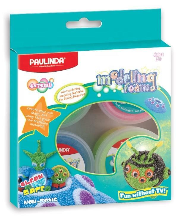 

Paulinda Modeling foam коробка, разноцветный 4х75мл (PL-072504)