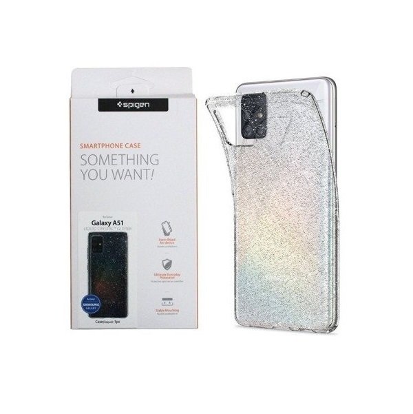 

Spigen для Galaxy A51 Liquid Crystal Glitter Crystal Quartz (ACS00932), Прозрачный
