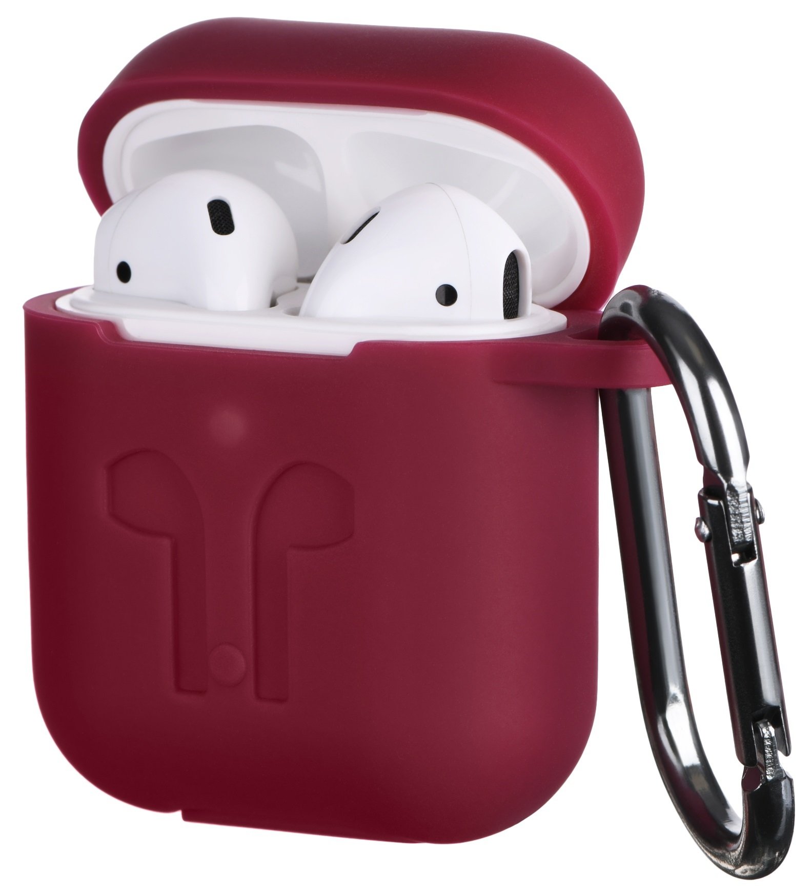 

2Е для Apple AirPods Pure Color Silicone Imprint Marsala (2E-AIR-PODS-IBPCSI-3-M), Фиолетовый