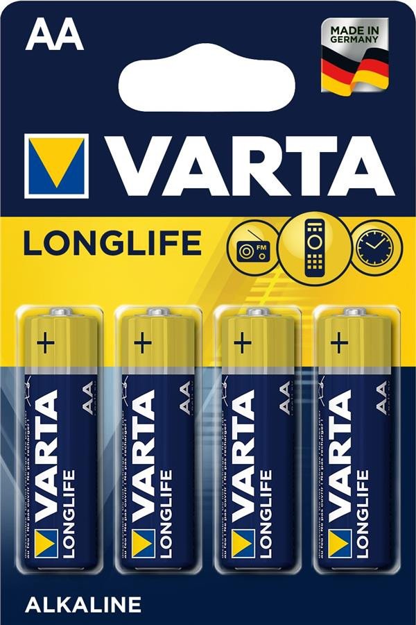 

VARTA LONGLIFE AA BLI 4 ALKALINE (04106101414)