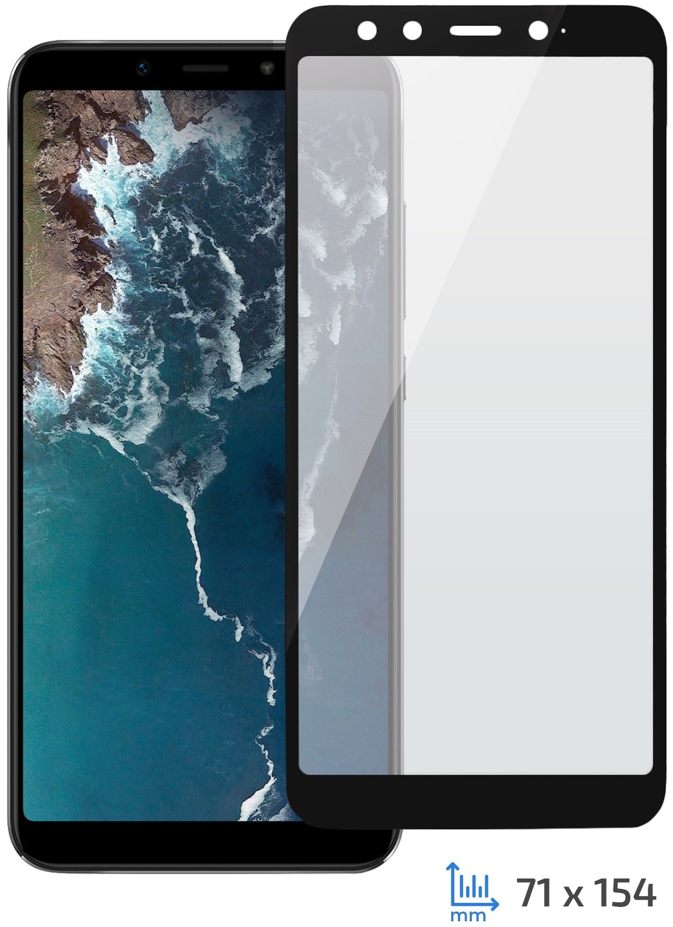 

2E Xiaomi Mi A2 Black Full Glue, 0.33mm, 2.5D (2E-TGMI-MIA2-25D-BB)