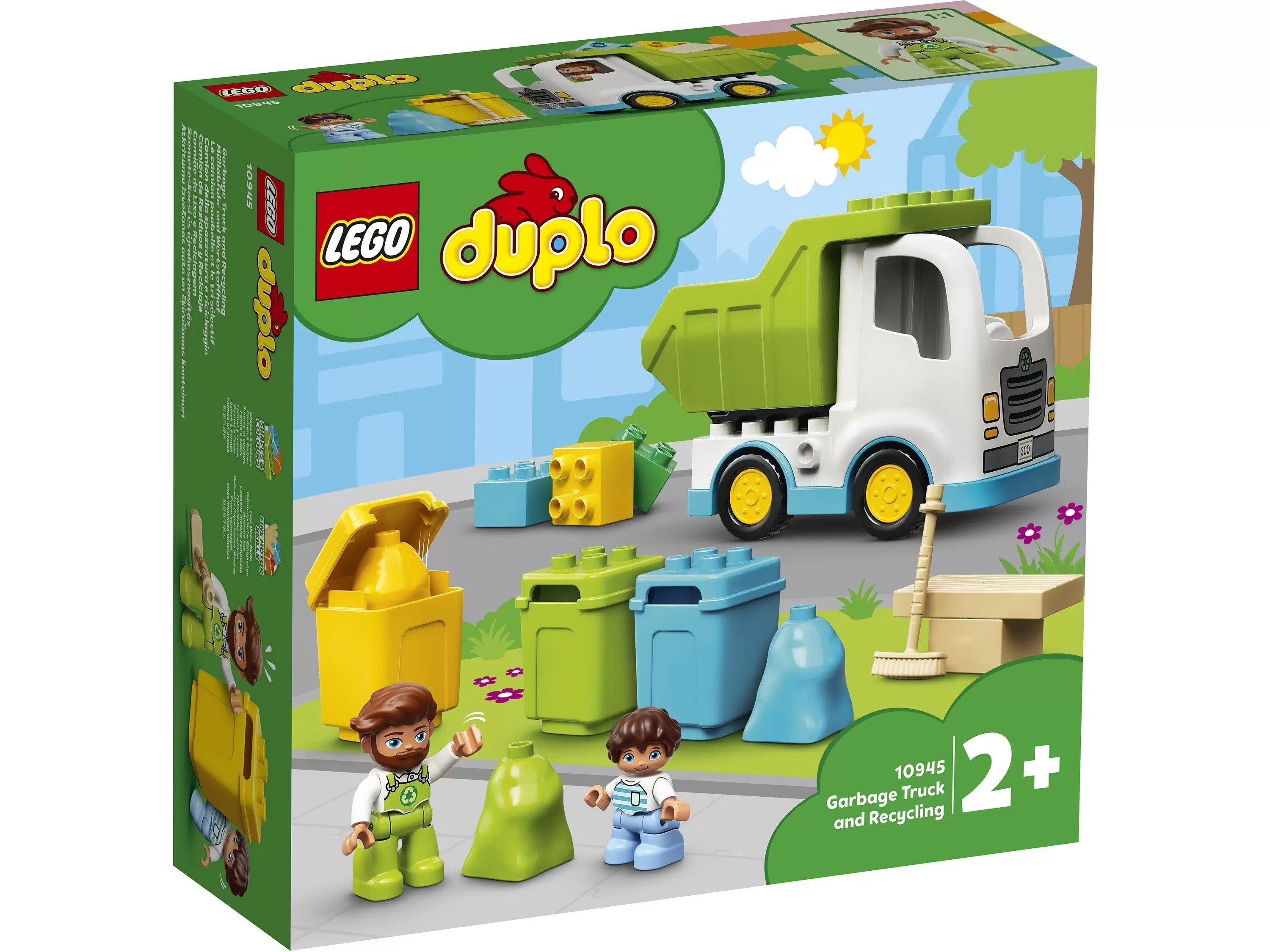 

LEGO DUPLO Мусоровоз и контейнеры для раздельного сбора мусора (10945)