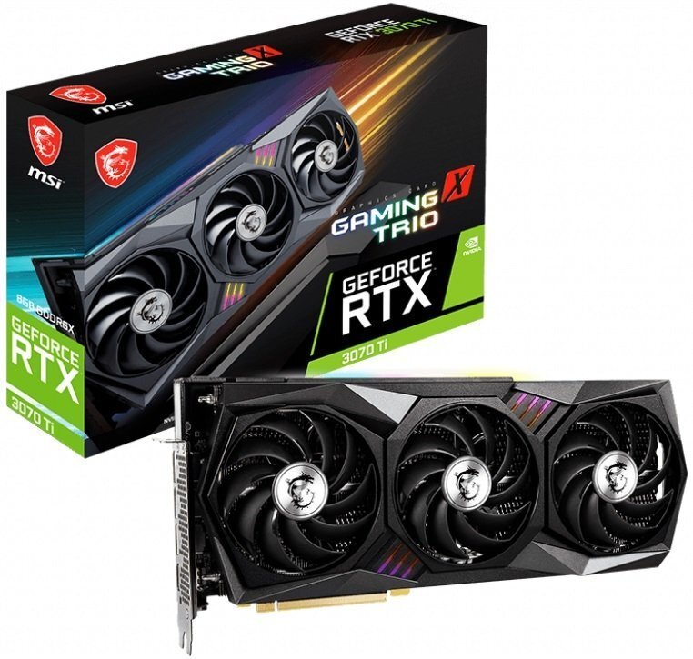 

MSI GeForce RTX3070 Ti 8GB GDDR6 GAMING X TRIO (RTX_3070TI_GAM_X_TRIO_8G)