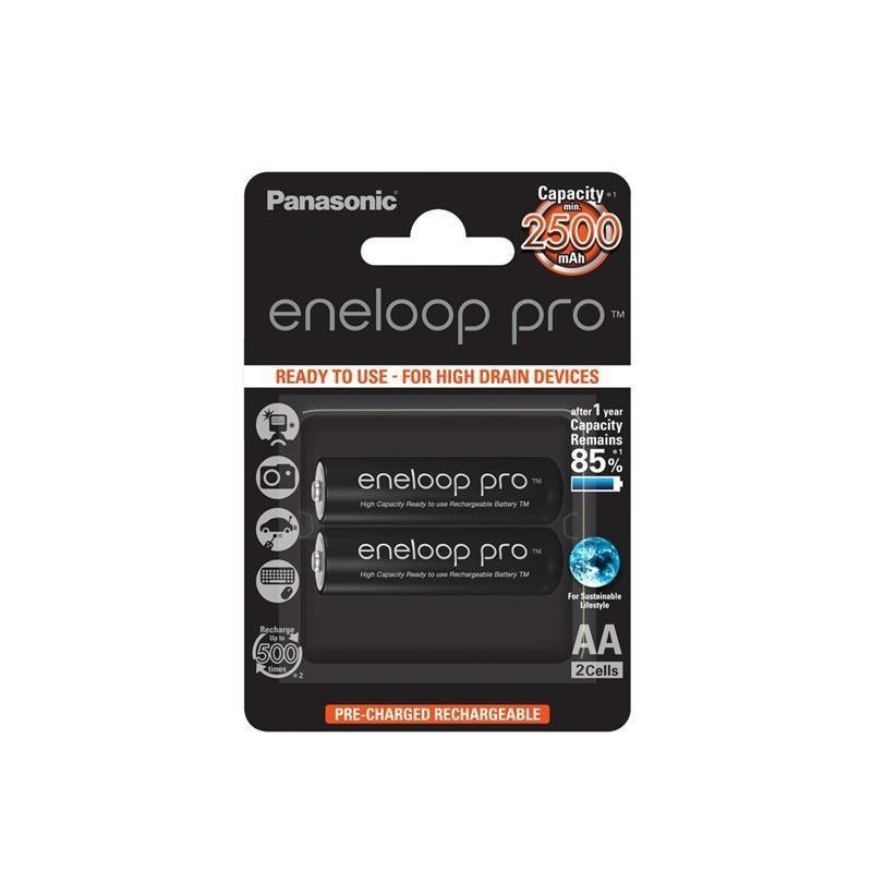 

PANASONIC Eneloop Pro AA 2500 mAh 2BP (BK-3HCDE/2BE)