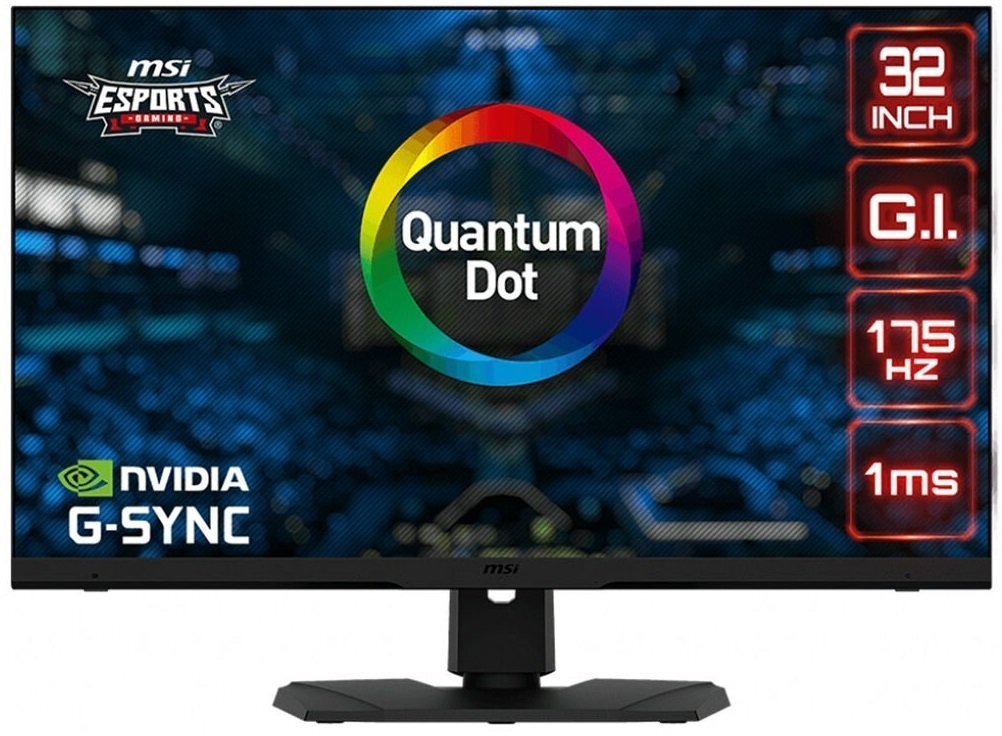 

MSI Optix MPG321QRF-QD (OPTIX_MPG321QRF-QD), Чёрный
