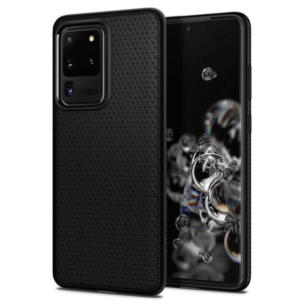 

Spigen для Galaxy S20 Ultra Liquid Air Matte Black (ACS00712), Чёрный