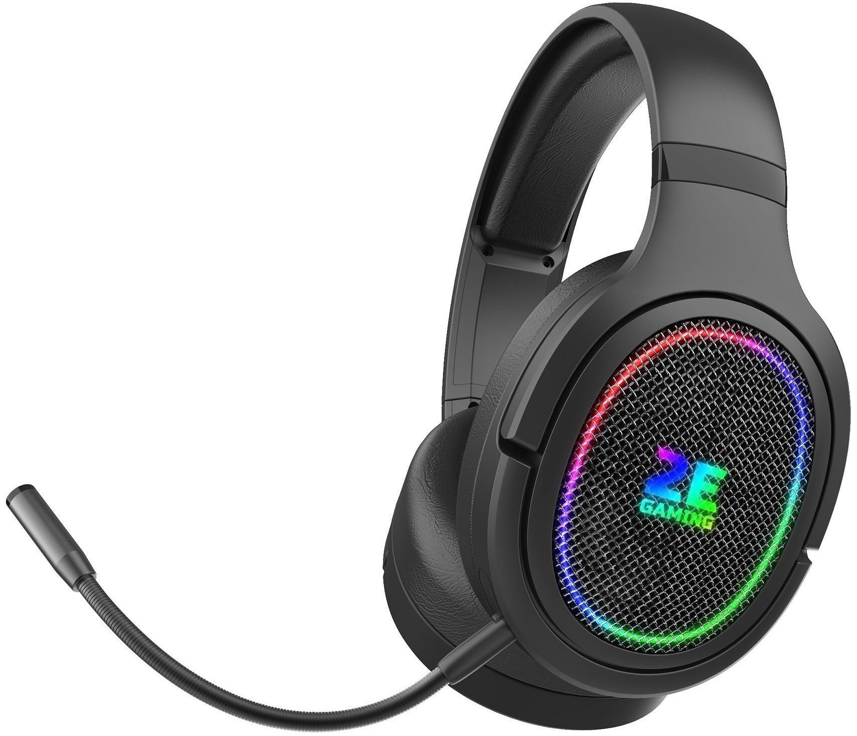 

2E Gaming HG330 RGB USB 7.1 Black (2E-HG330BK-7.1), Чёрный