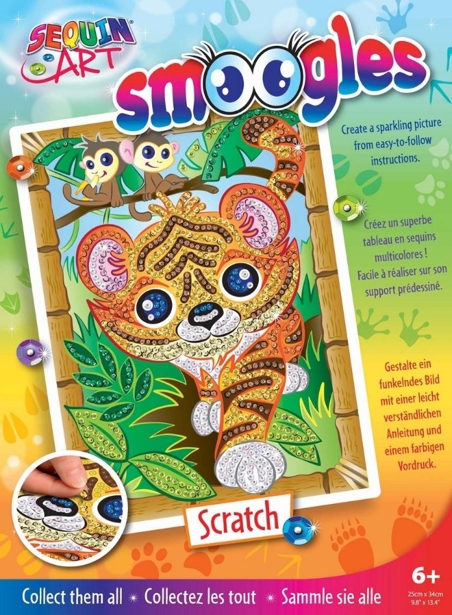 

Sequin Art SMOOGLES Тигр (SA1815)