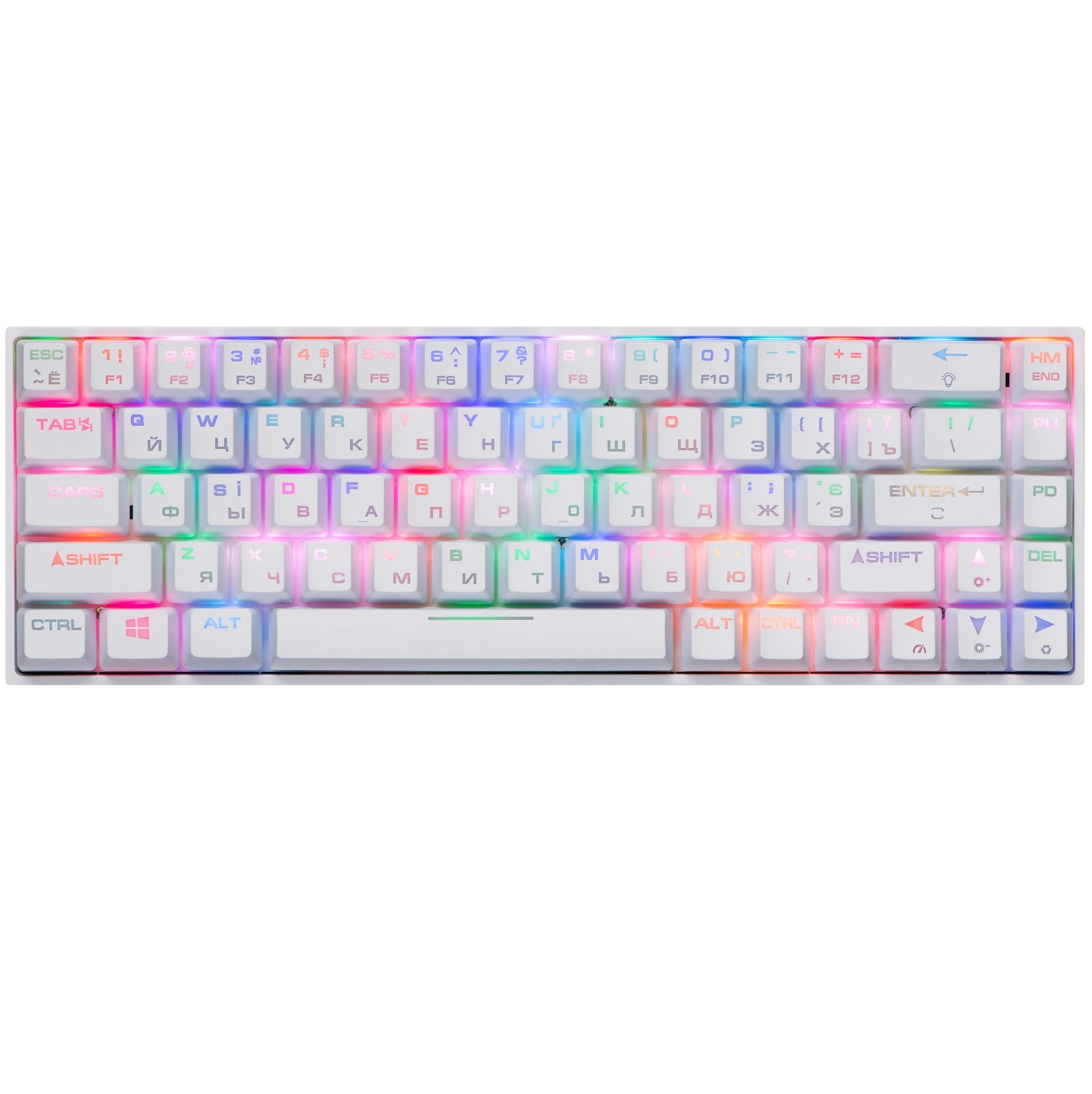 

2E Gaming KG370 RGB Gateron Brown Switch White (2E-KG370UWT-BR), Белый