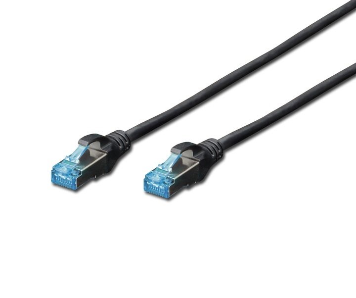 

DIGITUS cat.5e, SF-UTP, 3 м, AWG 26/7, черный (DK-1531-030/BL)