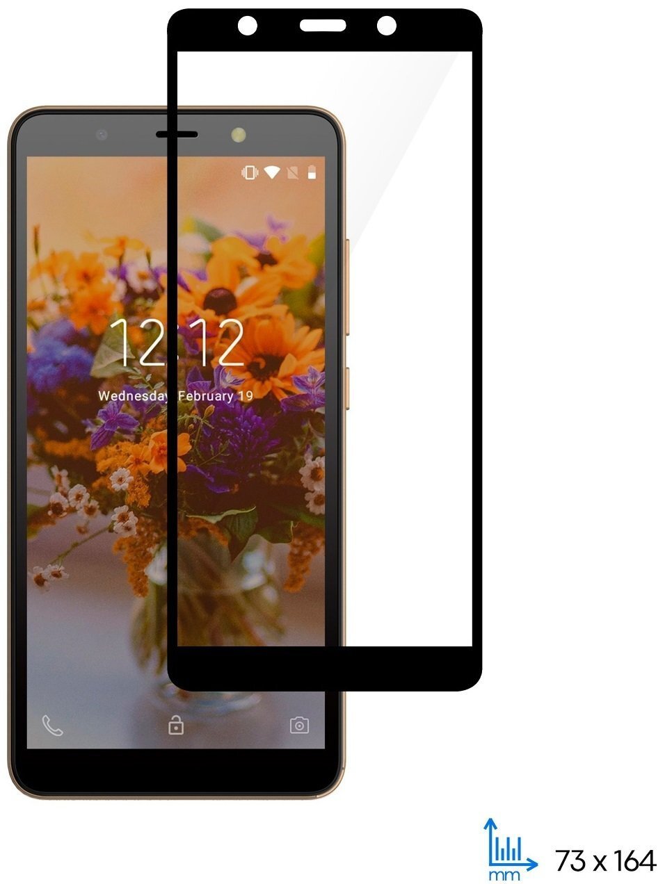 

2E для TECNO POP 3 (BB2) 2.5D FCFG Black border (2E-TC-POP3-SMFCFG-BB), Чёрный
