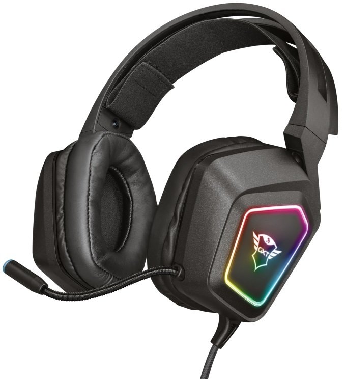 

TRUST GXT 450 Blizz RGB 7.1 Surround Gaming Headset RGB BLACK (23191), Чёрный