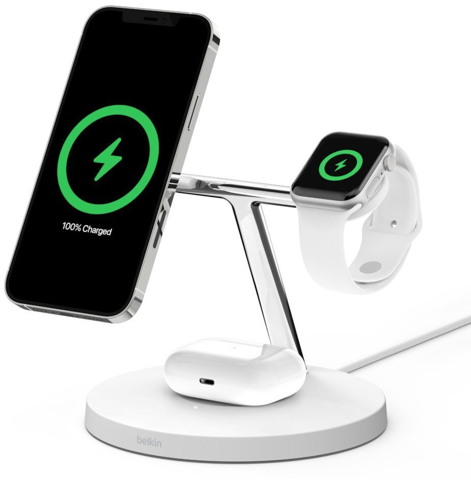 

BELKIN MagSafe 2-in-1 Wireless Charger White (WIZ010VFWH)