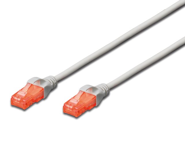 

DIGITUS CAT 6 UTP, 1м, AWG 26/7, Cu, LSZH, серый (DK-1617-010)
