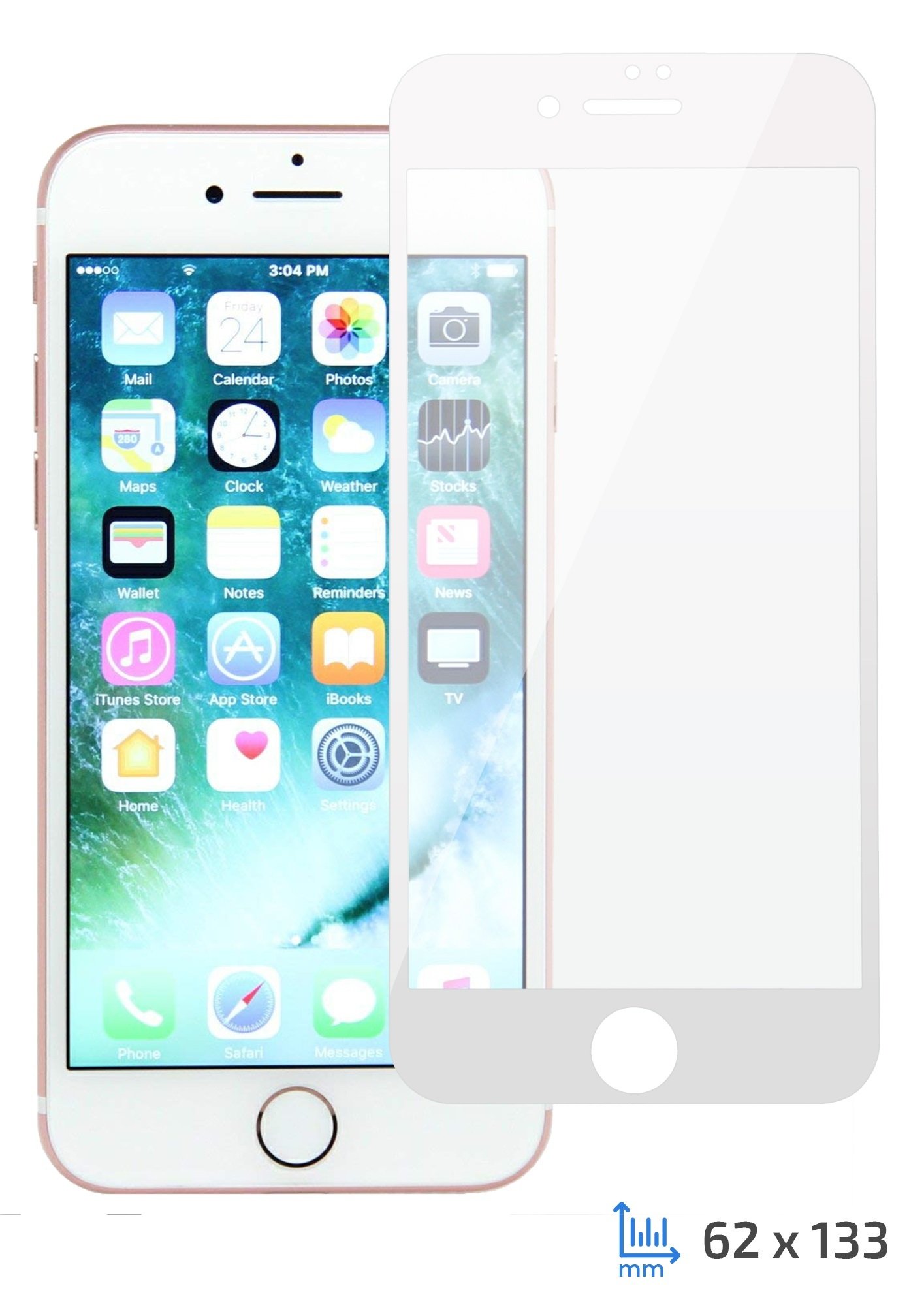 

2E iPhone 7/8 3D white border FG (2E-TGIP-8/7-3D-WB)