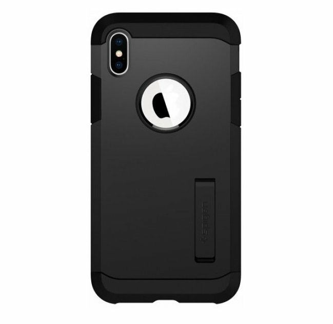 

Spigen для iPhone XS/X Tough Armor Black (063CS25118), Чёрный