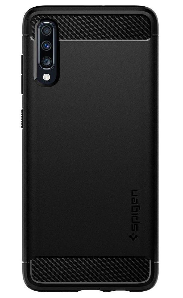 

Spigen для Galaxy A70 Rugged Armor Matte Black (620CS26386