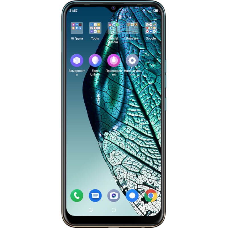 

TECNO CAMON 12 (CC7) DS Sky Cyan, Синий