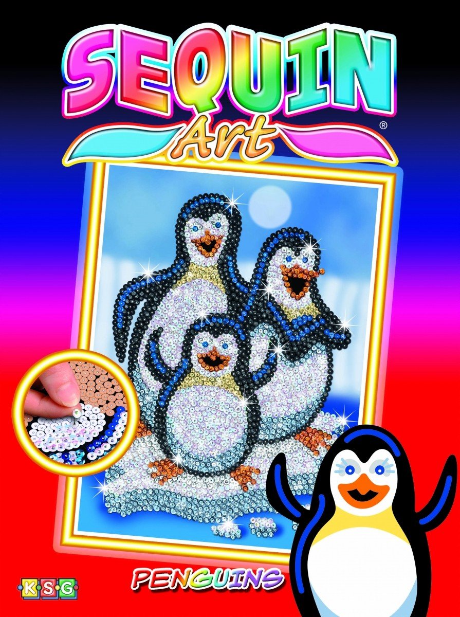 

Sequin Art RED Pepino Penguins (SA1503)