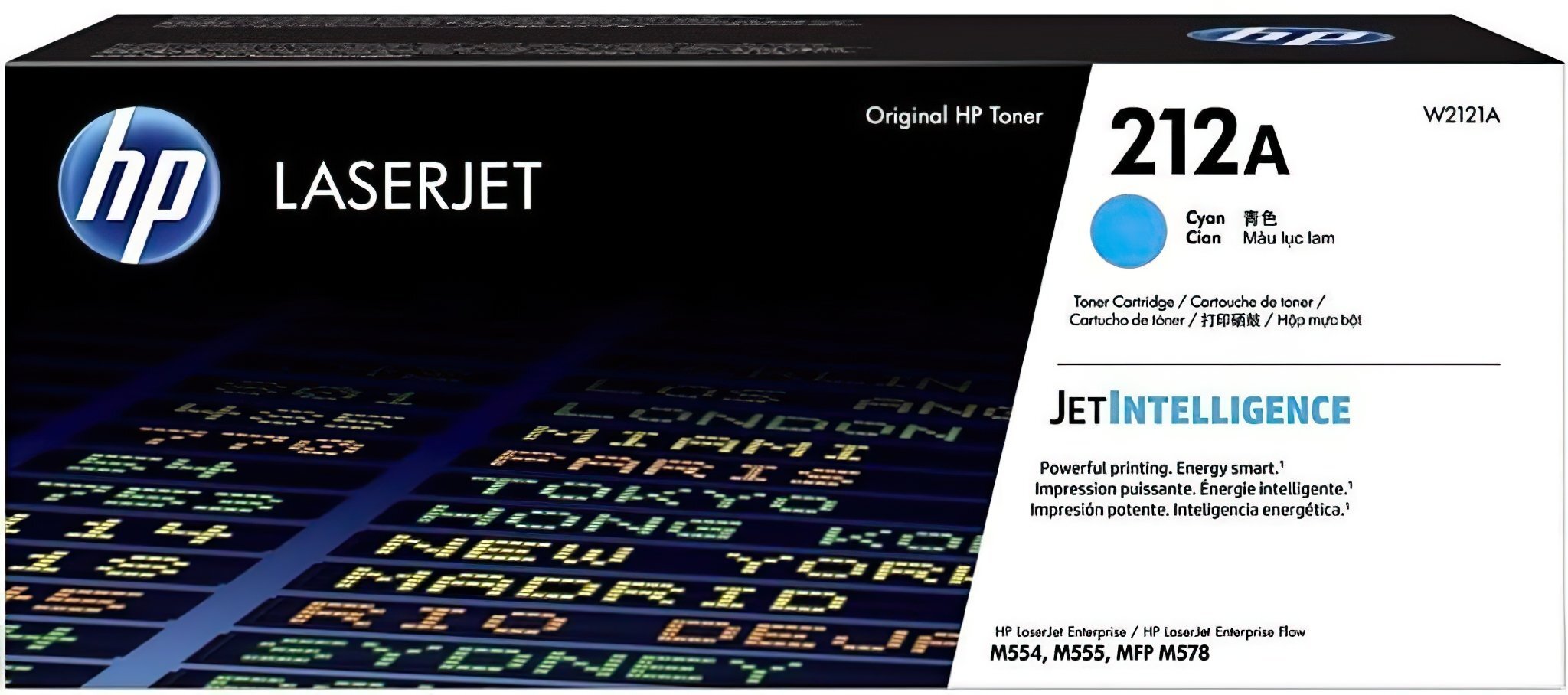 

HP 212A CLJ M554/M555/M578 Cyan (W2121A)