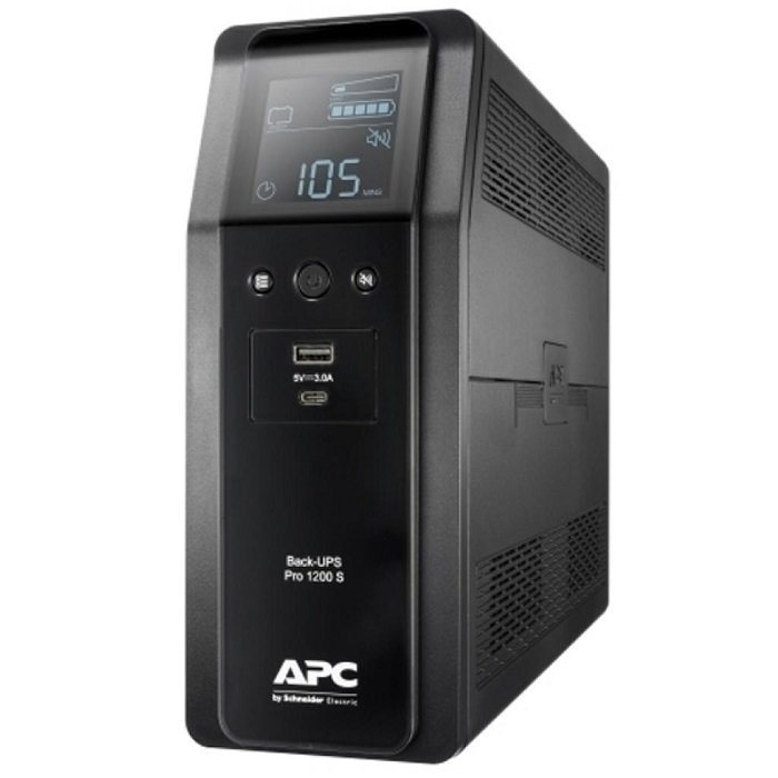

APC Back UPS Pro BR 1200VA Sinewave8 Outlets AVR LCD interface (BR1200SI)
