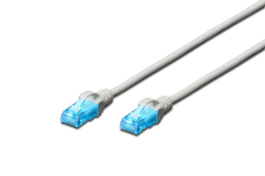 

DIGITUS CCA CAT 5e UTP, 3м, AWG 26/7, PVC, белый (DK-1512-030/WH)