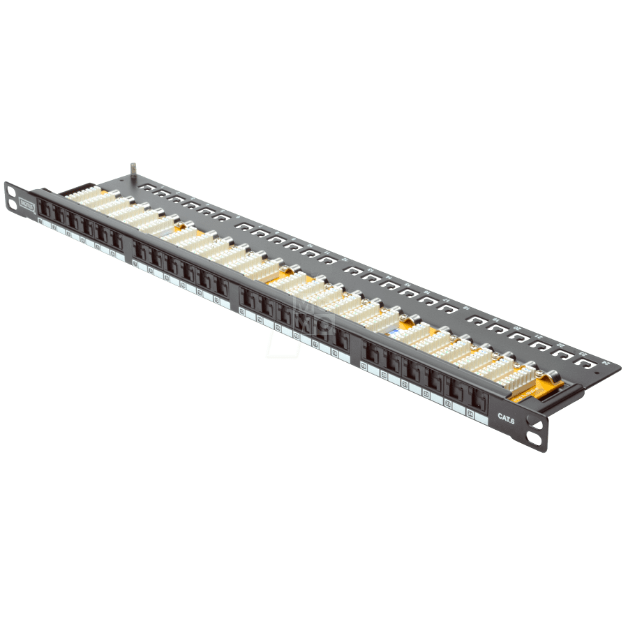 

DIGITUS 19" 0.5U, 24 порта, cat 6 UTP в сборе (DN-91624U-SL-SH)
