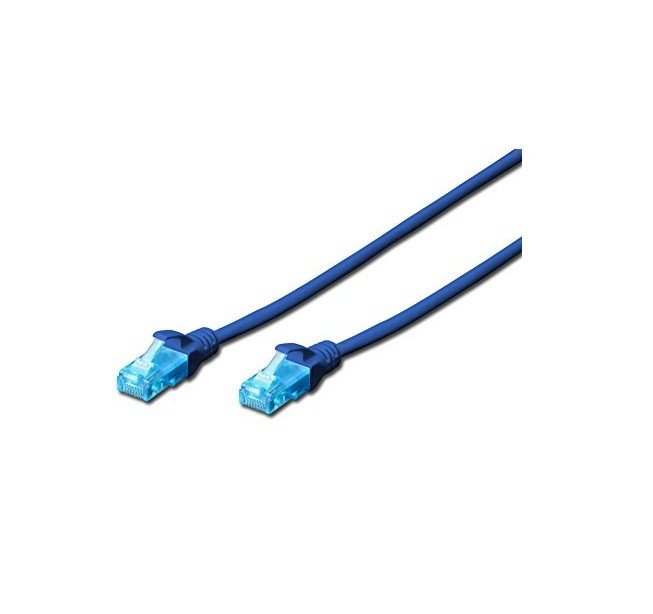 

DIGITUS CCA CAT 5e UTP, 3 м, AWG 26/7, PVC, синий (DK-1512-030/B)