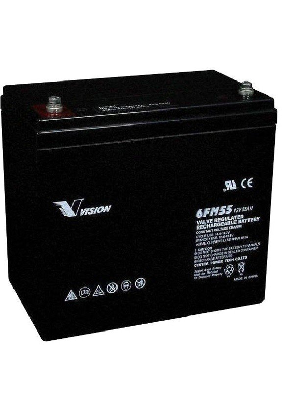 

VISION FM 12V 55Ah (6FM55E-X)