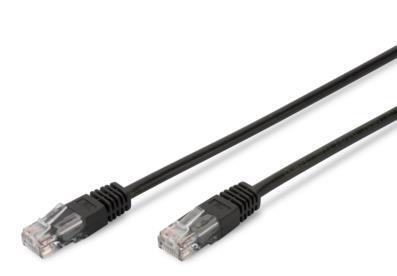 

DIGITUS CAT 5e UTP, 2м, AWG 26/7, PVC, черный (DK-1511-020/BLACK)