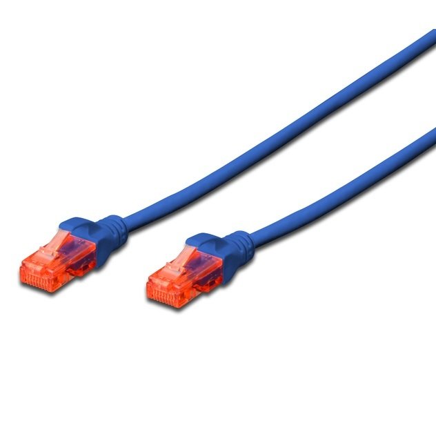 

DIGITUS CAT 6 UTP, 1м, AWG 26/7, Cu, LSZH, синий (DK-1617-010/B)