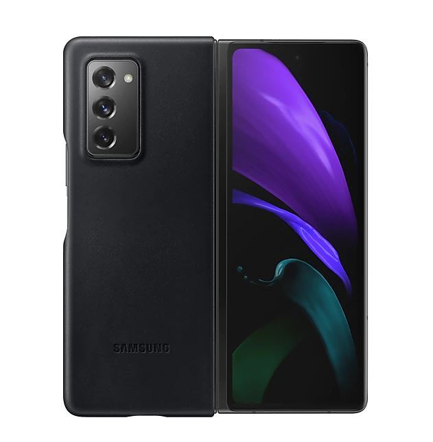 

SAMSUNG для Galaxy Z Fold 2 Leather Cover Black (EF-VF916LBEGRU, Чёрный