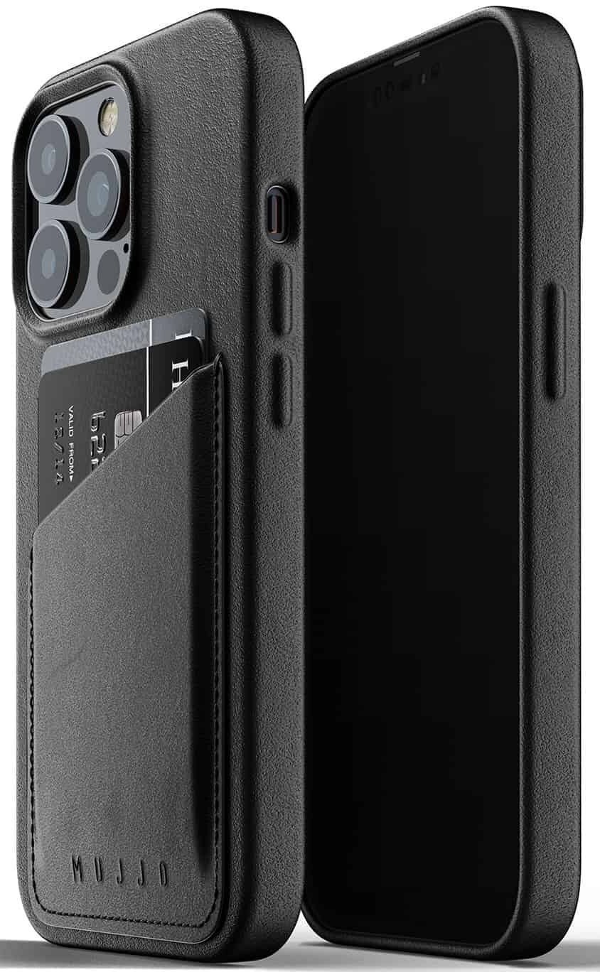 

MUJJO для iPhone 13 Pro Wallet Full Leather Black (MUJJO-CL-016-BK), Чёрный
