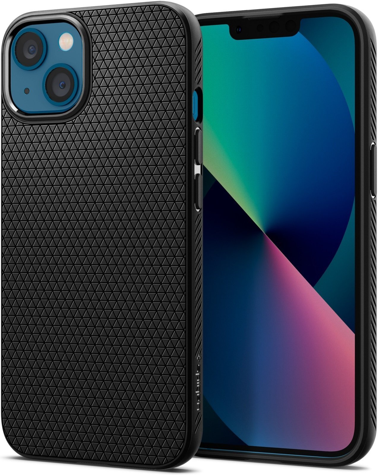 

Spigen для iPhone 13 Liquid Air Matte Black (ACS03519), Чёрный