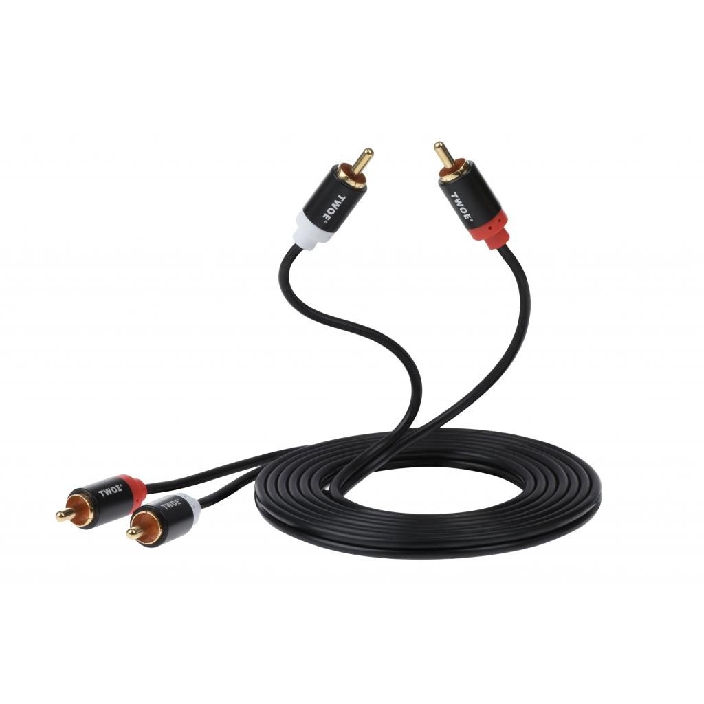 

2E 2RCA Plug -2RCA Plug, Al, 1.8m (2EW-9668