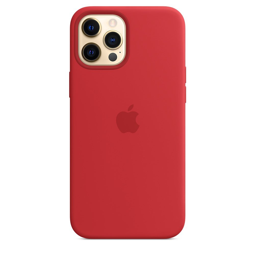 

APPLE для iPhone 12 Pro Max Silicone Case with MagSafe (PRODUCT) RED (MHLF3ZE/A), Красный