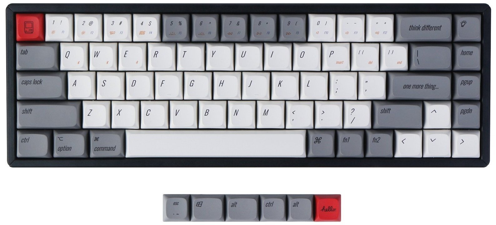 

KEYCHRON K6 XDA PBT Keycap set 68шт, Retro (KP5_KEYCHRON)