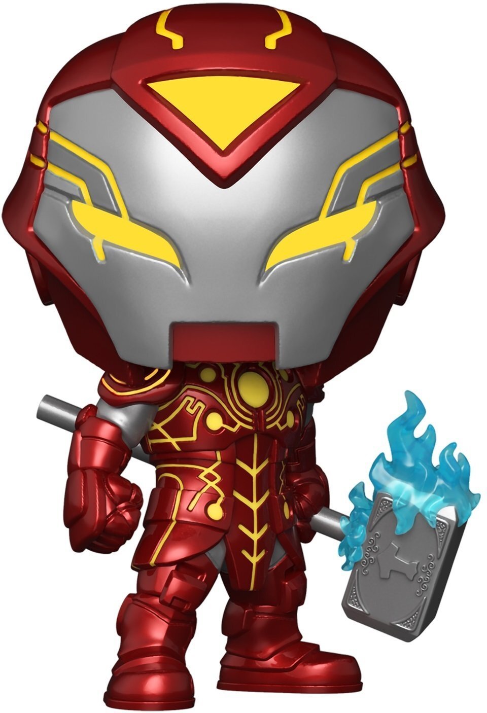 

Funko POP! Bobble Marvel Avengers Infinity Warps Iron Hammer (FUN25491116), Красный|жёлтый