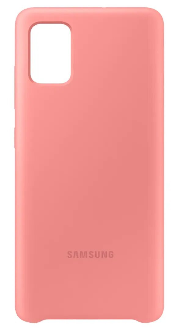 

SAMSUNG Silicone Cover для смартфону Galaxy A71 (A715F) Pink (EF-PA715TPEGRU), Розовый
