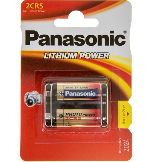 

PANASONIC 2CR-5L BLI 1 LITHIUM (2CR-5L/1BP)