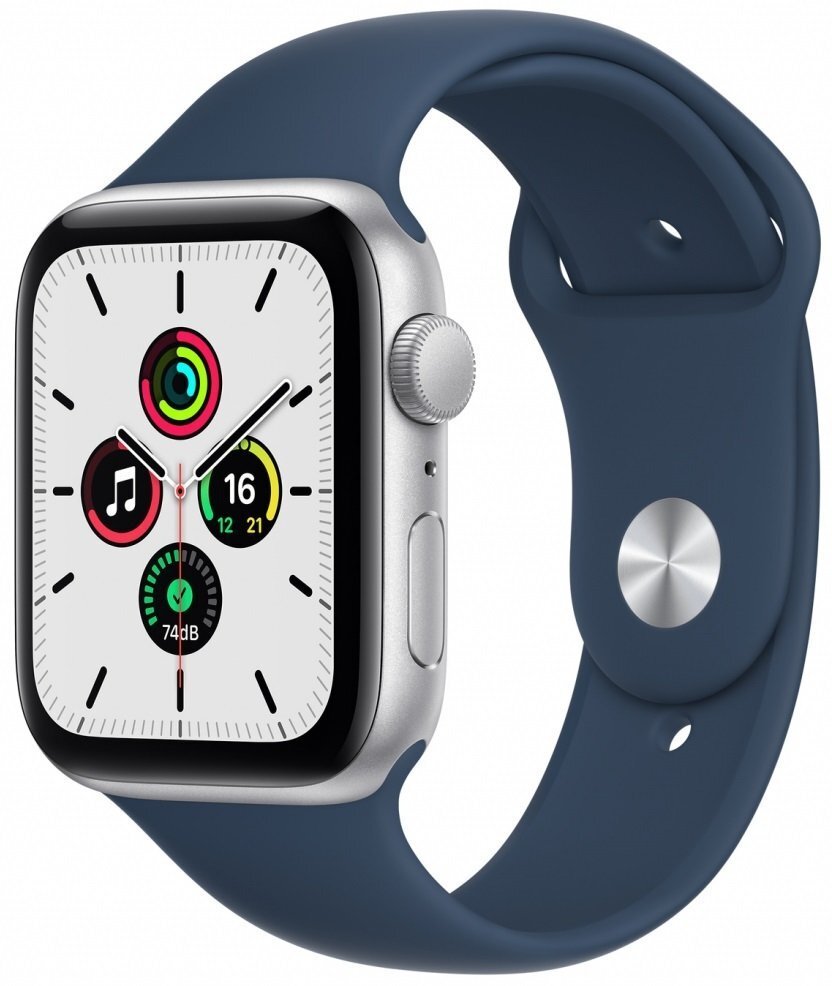 

APPLE Watch SE Silver 40mm Abyss Blue Sport Band (MKNY3UL/A)