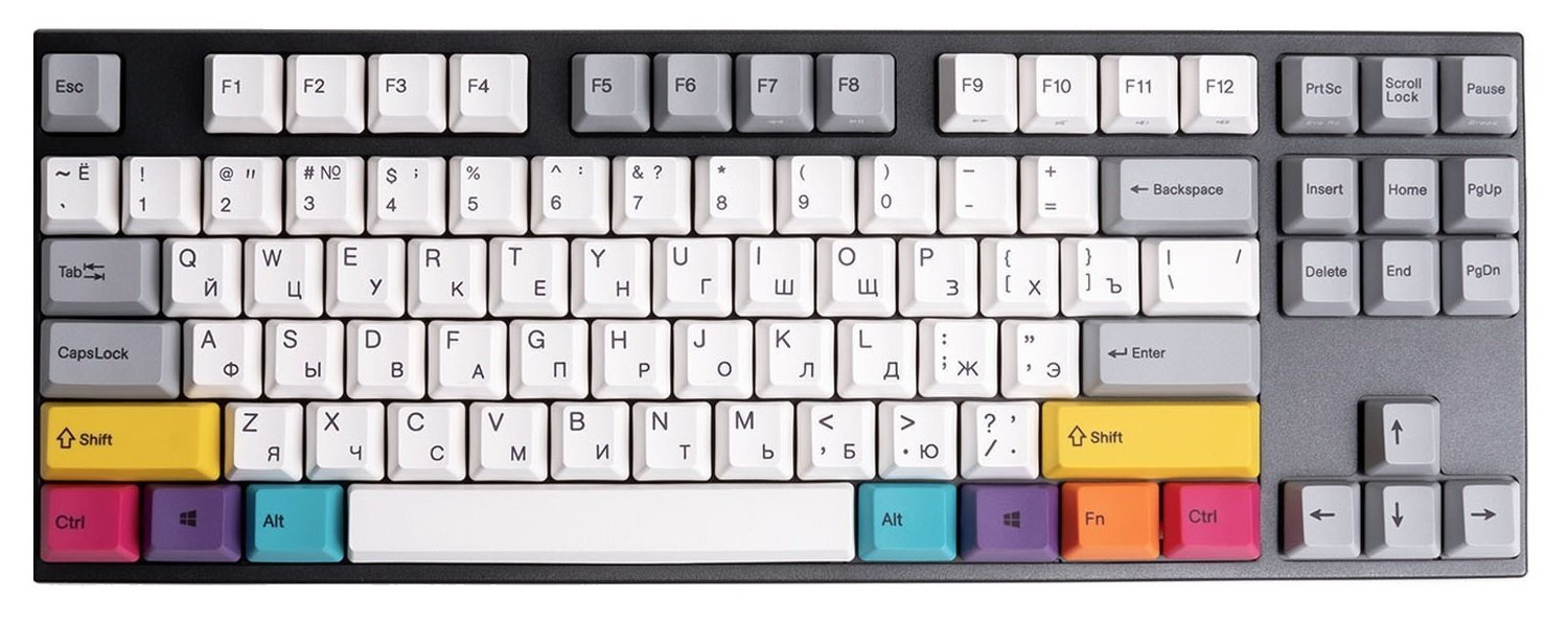 

Varmilo VA87M CMYK Cherry MX Speed Silver (VA87MS2W/LLK12RB)